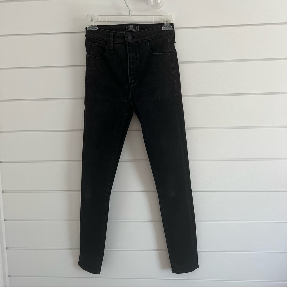 Black Abercrombie and Fitch 00/24 Skinny Jeans